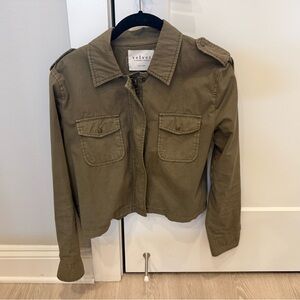 NWOT Velvet Olive Green Military Jacket